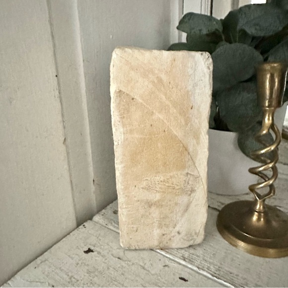 Barn Farmhouse Painted Brick Stone Vintage Style Farm Door Stop Book End Decor - Picture 5 of 10